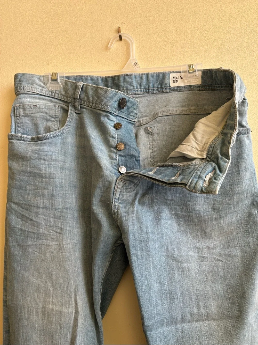 Denim&Co Light Blue Skinny Jeans - Men's